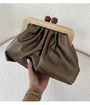 Chocolate bronze cloud bag