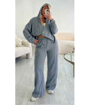 Grey casual jogging suit