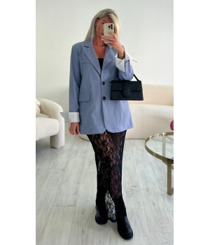 Blazer oversize bleu