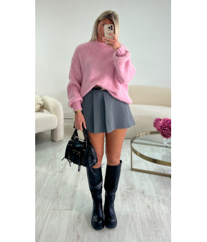 Soft loose pink sweater