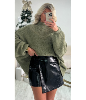 Oversized khaki jumper