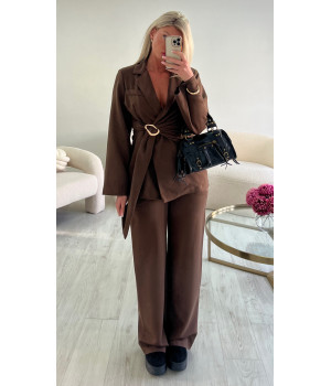 Ensemble blazer choco...