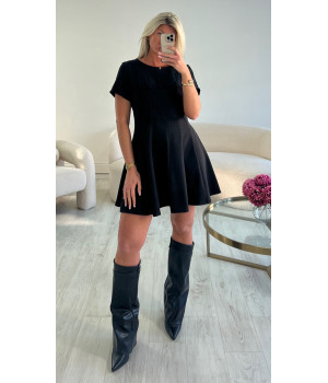 Robe patineuse noire