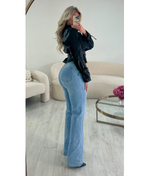 Jeans bleu flare