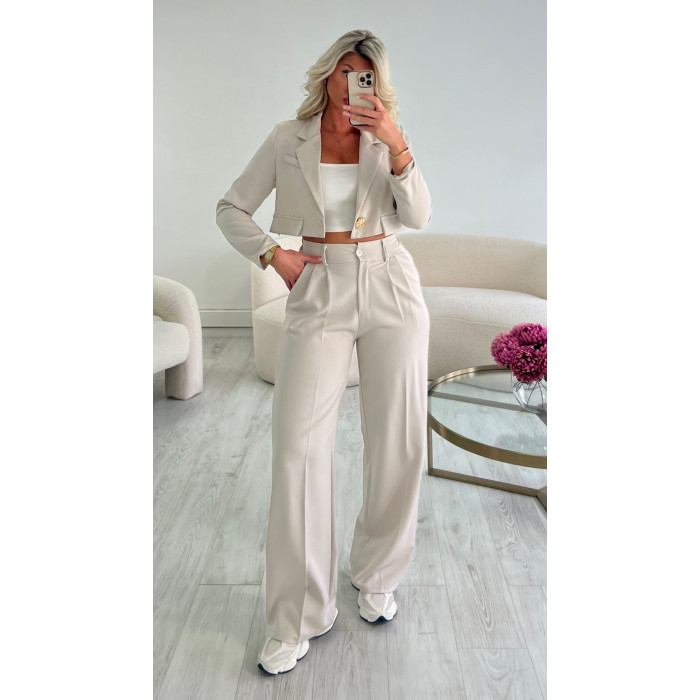 Tailleur beige