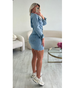 robe jeans bleu