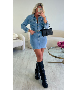 robe jeans bleu